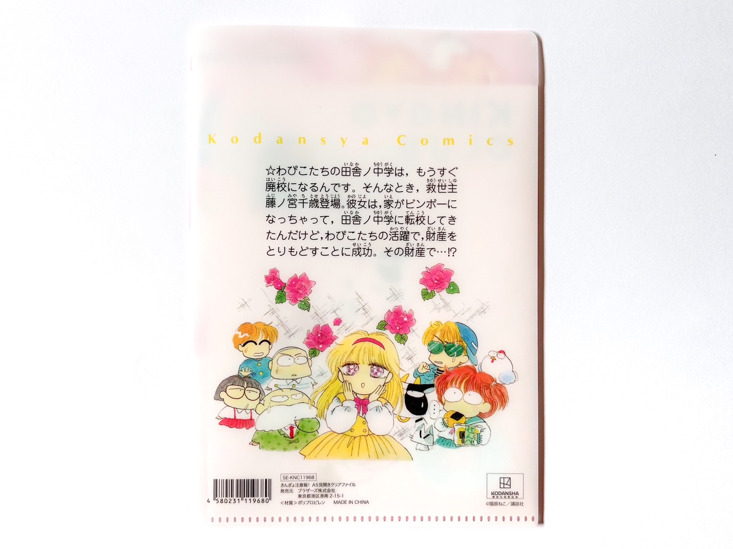 きんぎょ注意報！A5見開きクリアファイル裏
